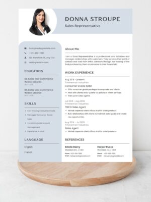 Sales Representative Resume