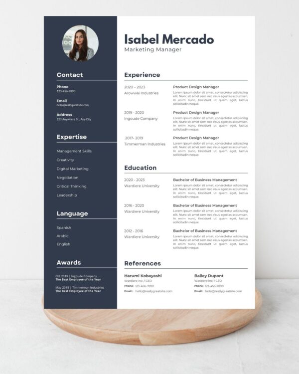 Marketing Manager Resume