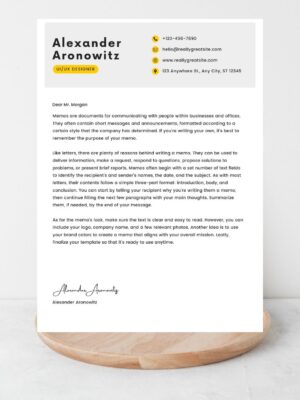 UI/UX cv cover latter