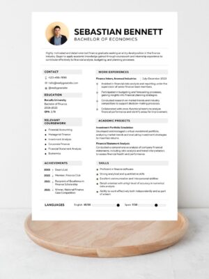 College and Fresh Graduate CV