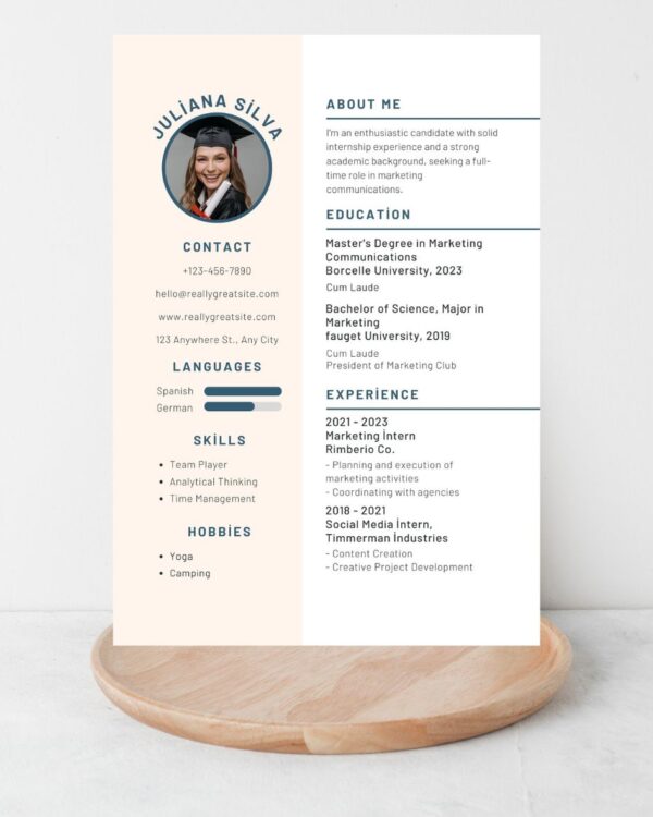 Newly Graduate CV