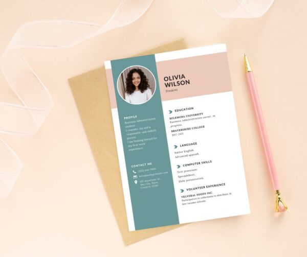 Fresher CV Template