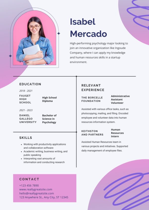 Student Resume CV