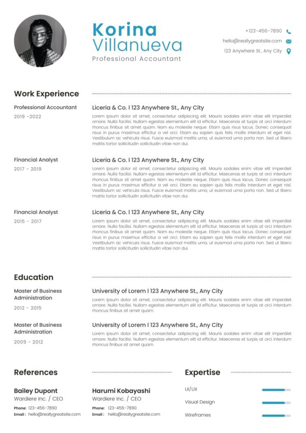 Account Career Resume