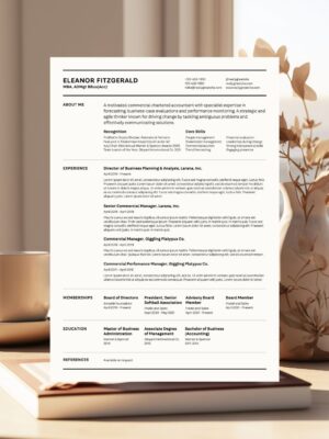 Corporate Finance Resume AC