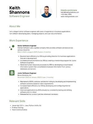 Software engineer cv