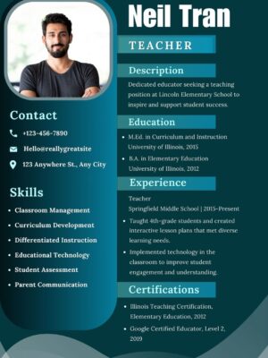 CV Maker for Teaching Job