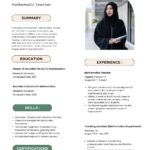 entry level teacher resume