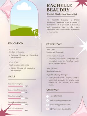 digital marketing cv