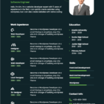 software engineer cv template