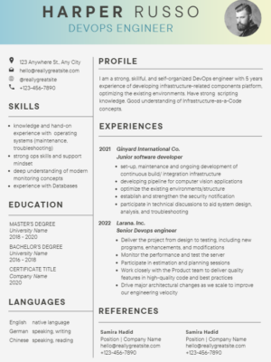 best web developer resume