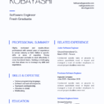 resume software engineer template & COVER LATER