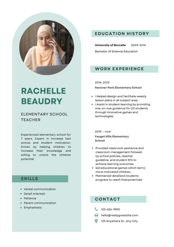 special education teacher resume