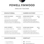 english teacher cv