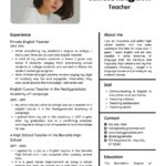 english instructor resume